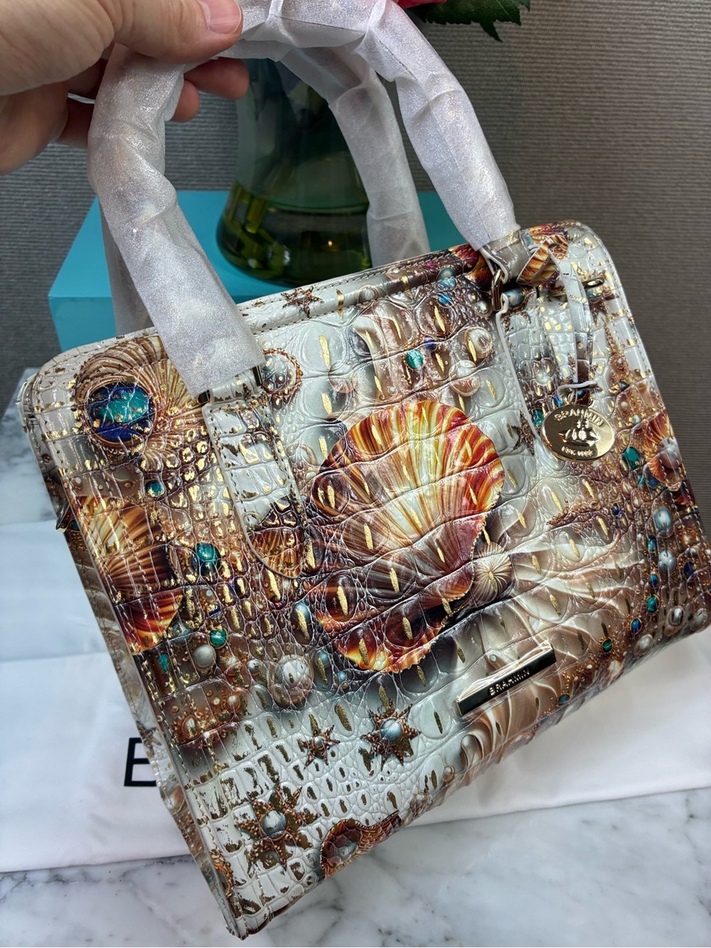 Brahmin Sea Jewel Melbourne Cami Shoulder Bag - NWT Rare Style 🔥 - Picture 3 of 9